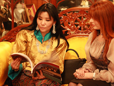 Her Majesty Ashi Sangay Choden Wangchuck and Elena Vrublevskaya