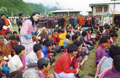 HM celebrating IWD with people