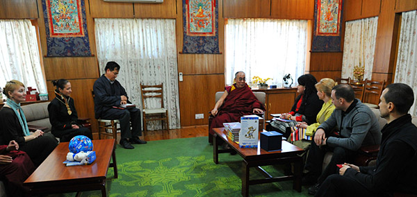 Tibet House visiting His Holiness the Dalai Lama