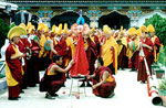 Overtone lamas chanting of tantric monastery Gyudmed