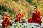 Monks. Photo exhibition